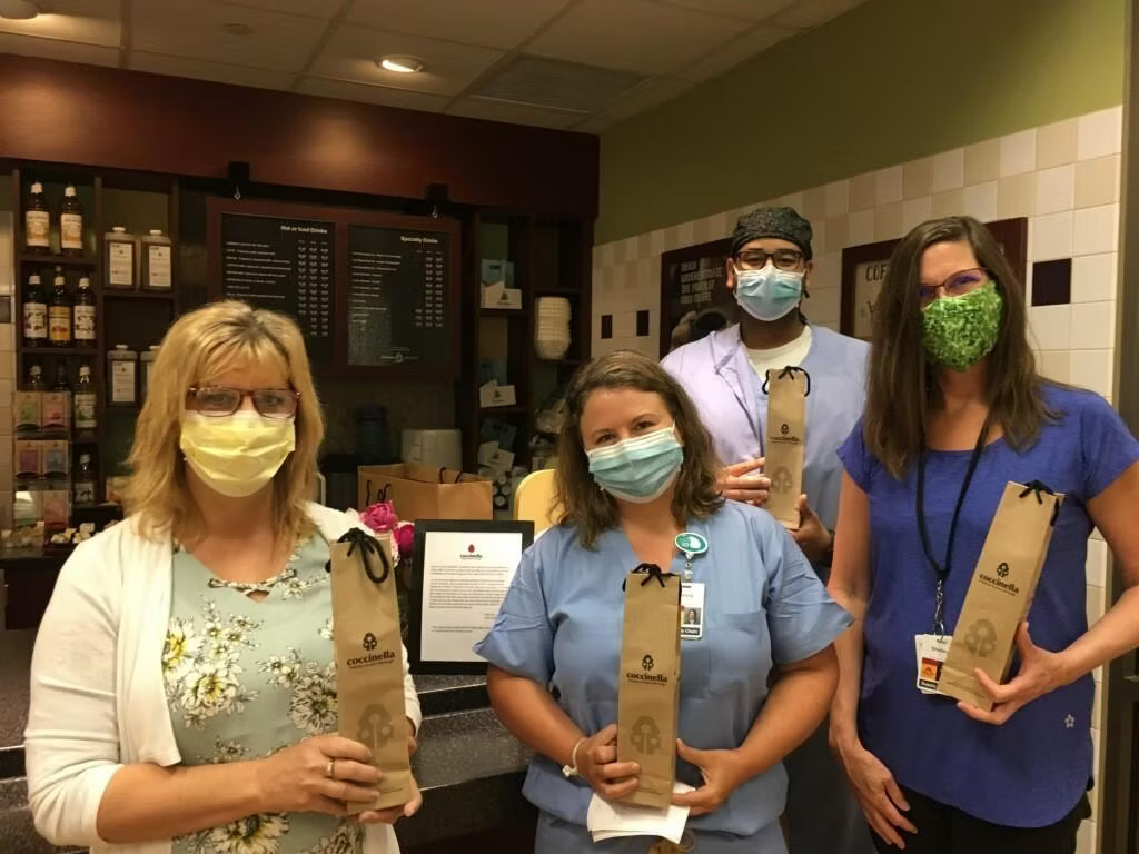 Coccinella Donating Oleavia EVOO to Several Hospitals to Battle Coronavirus Outbreak by Melike Ayhan