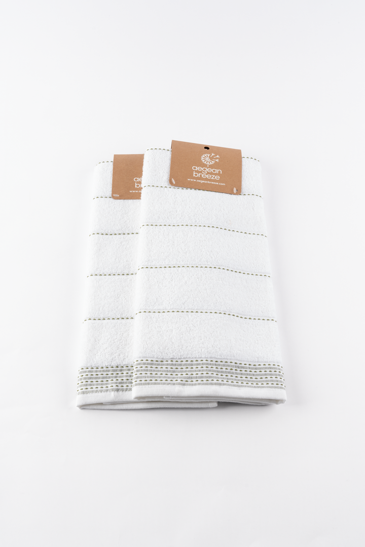 Terry Kitchen Towel - White