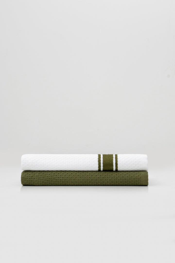 Stripe Kitchen Towel Set of 2