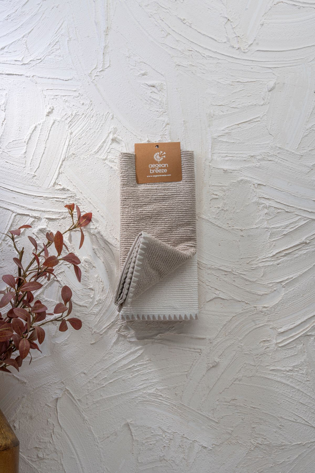 Oyster Hand Towel Set of 2