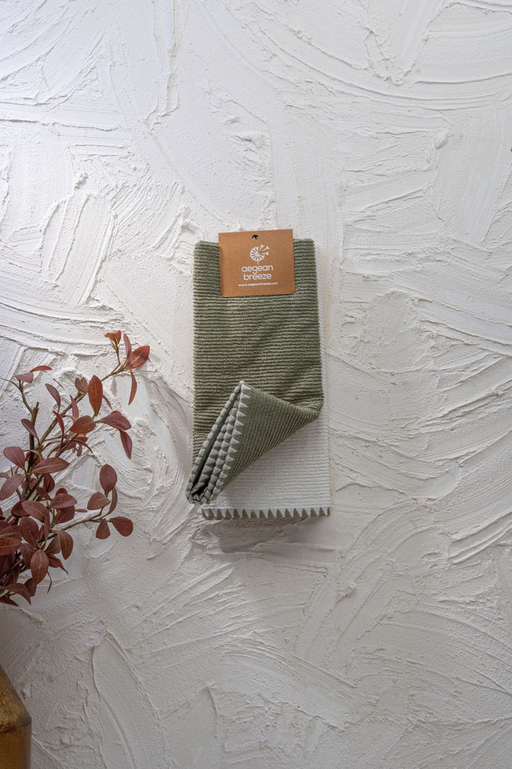 Oyster Hand Towel Set of 2