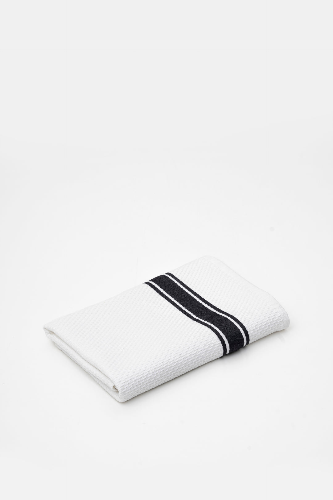 Stripe Kitchen Towel - White