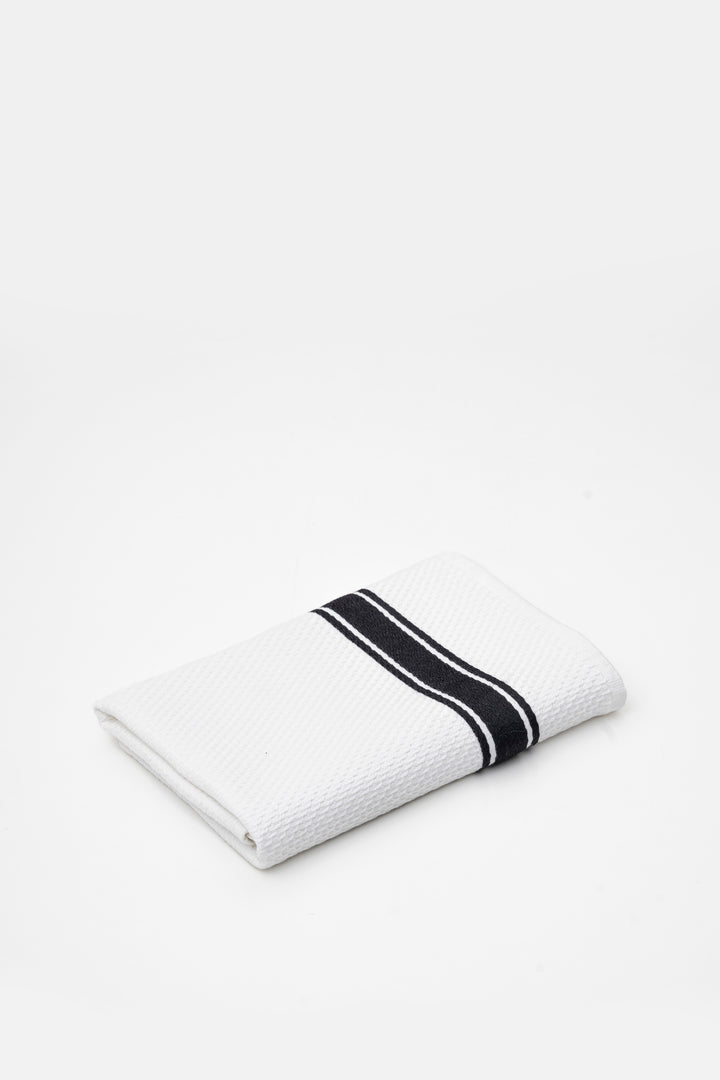 Stripe Kitchen Towel - White