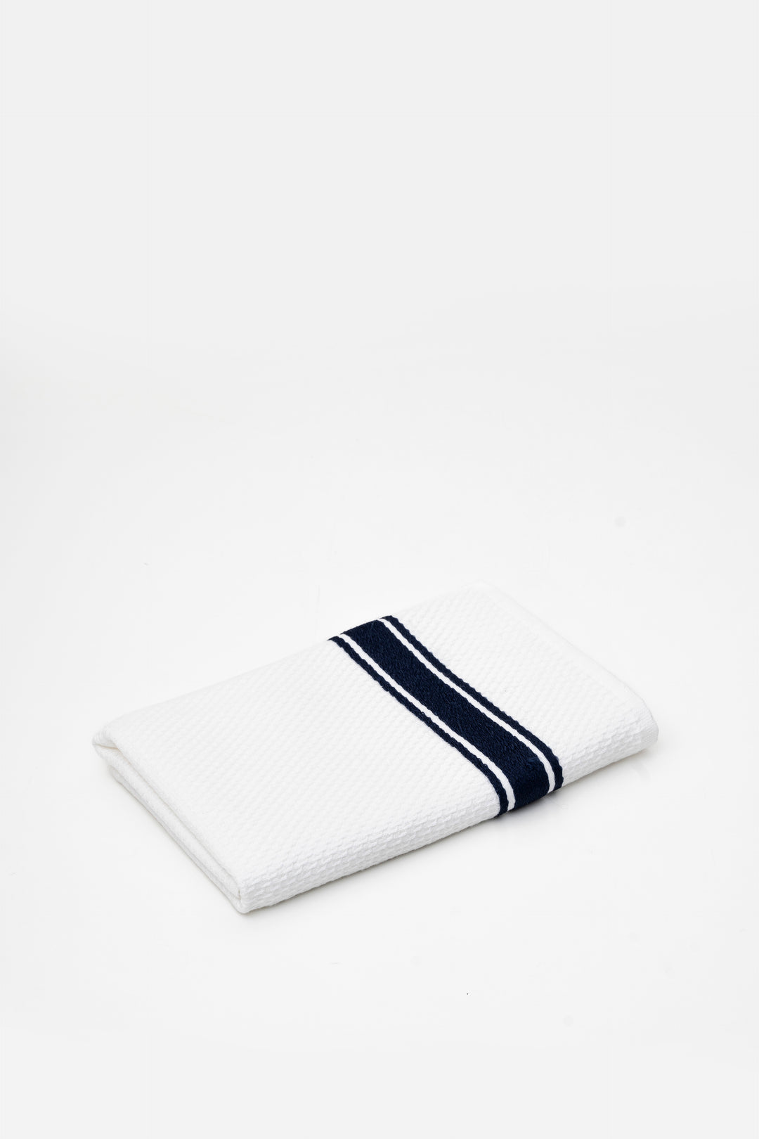 Stripe Kitchen Towel - White